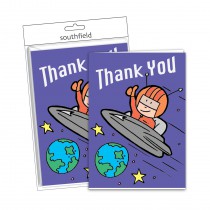 Space Ship Thank you Card/Envs